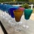 Glass 1970s Murano Multicolor Circle Wine Glasses - Set of 4 For Sale - Image 7 of 9