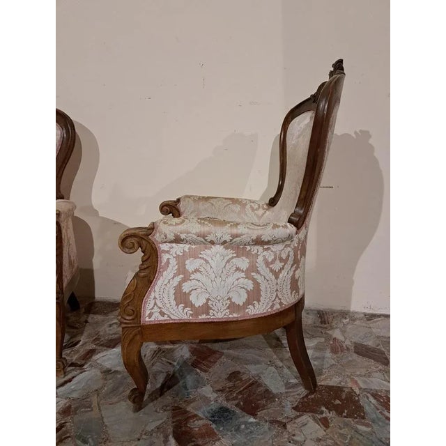Set of Italian Armchairs, 19th Century For Sale - Image 5 of 7