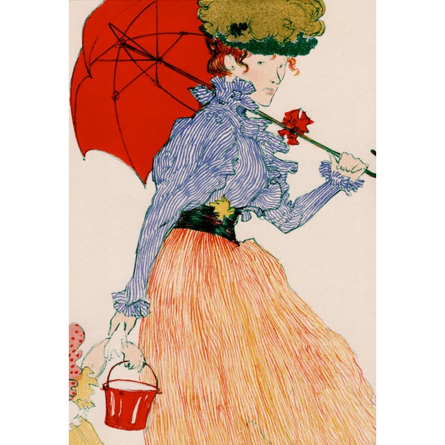 H. J. E. Evenepoel, Au Square, 1897, Lithograph on Paper For Sale - Image 3 of 11