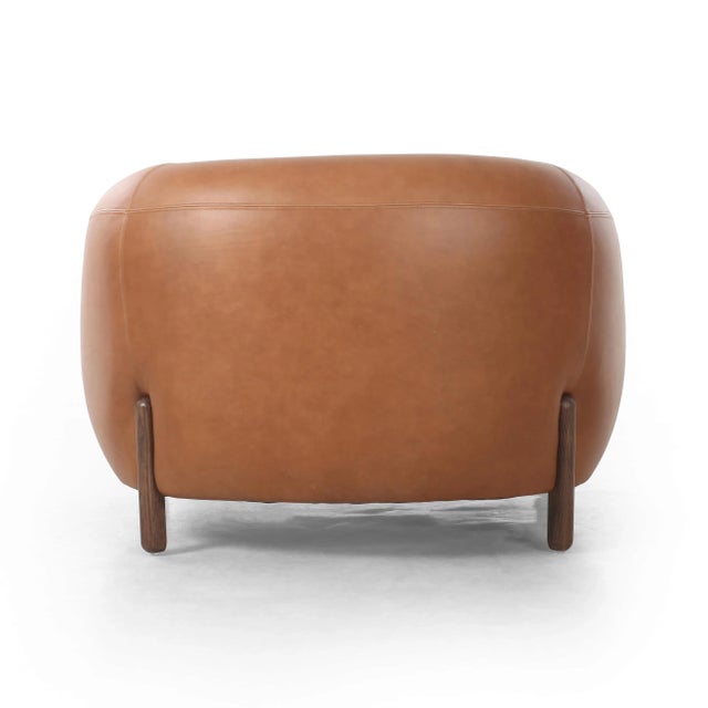 Four Hands Lyla Chair, Valencia Camel For Sale - Image 9 of 11