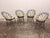 1950s Italian Wrought Iron Dining Chairs Hunter Green,Featuring a Distinct Scallop “Peacock” Shaped Scrollwork Backrest - Set of 4 For Sale - Image 9 of 12