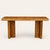Belgian Style 1970s Reclaimed Wood Console Table With Brass Butterfly Key Inlays For Sale - Image 4 of 8