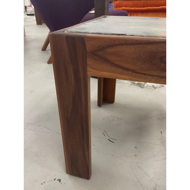 Custom Walnut and Slate Tables For Sale - Image 12 of 12