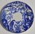 Ink Blue Late 19th Century Royal Crown Derby Blue Mikado Bone China 22k Gold Accent Bread & Butter Plate England For Sale - Image 8 of 13