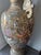 Gold Large 44 Inch High Quality Japanese Satsuma Earthenware Decorative Floor Vase For Sale - Image 8 of 12