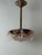 Metal Art Deco French Ice Glasss and Icicles Chandelier by Ezan, 1930s For Sale - Image 7 of 15