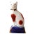 Staffordshire Style Vintage Hand Painted Fitz Cat Figurine For Sale