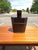 Early 20th Century Mid-Century Modern Hand-Carved Teapot Caddy With Brass Hardware For Sale - Image 4 of 12