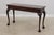 Queen Anne Stickley Mahogany Inlaid Console Table For Sale - Image 3 of 15