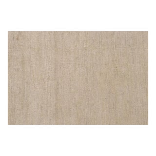 Rug & Kilim’s Contemporary Silk Rug in Solid Beige-Brown For Sale