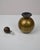 Glass Perfume Bottle with Black and Gold Leaf, 1970s For Sale - Image 4 of 12