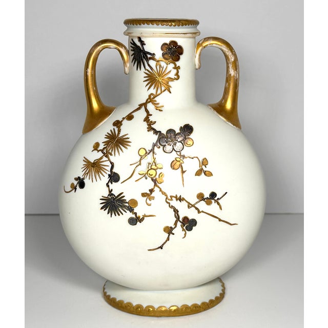 Thomas Webb & Sons Opaline Jules Barbe Vase For Sale - Image 6 of 18