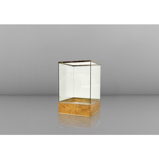 Floor Lamp in Briar Root and Clear Crystal, 1970 For Sale - Image 6 of 6