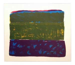 Ida Kohlmeyer "Romantic Triple Decker" Signed Numbered Serigraph Art, 1973