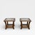 Pair of Late Mid-Century Oak Side Tables With Smoked Glass Tops, Mid-Century Modern, 1970s For Sale - Image 9 of 18