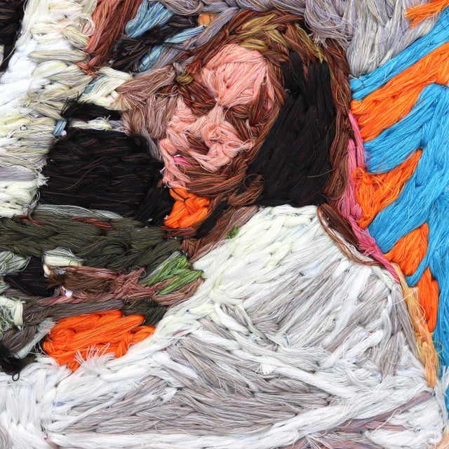 Your Heart Decided - Vibrant Textural Mixed Media on Canvas Original Artwork by Nilraya Bundasak For Sale In Los Angeles - Image 6 of 11