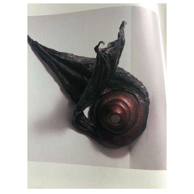 Phoebe Adams, Large Biomorphic Abstract Bronze Sculpture Phoebe Adams Wall Hanging, 1985 For Sale - Image 4 of 11