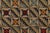 1920s Antique Hooked Runner in Brown With Floral Patterns & Chevrons | Rug & Kilim For Sale - Image 5 of 7