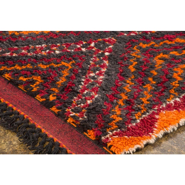 Traditional Vintage Moroccan Berber Wool Rug by Rug & Kilim, 1950-1959 For Sale - Image 3 of 10