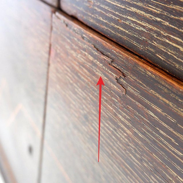 Vintage Wenge Wood Sideboard with Outward-Splayed Legs For Sale - Image 12 of 16