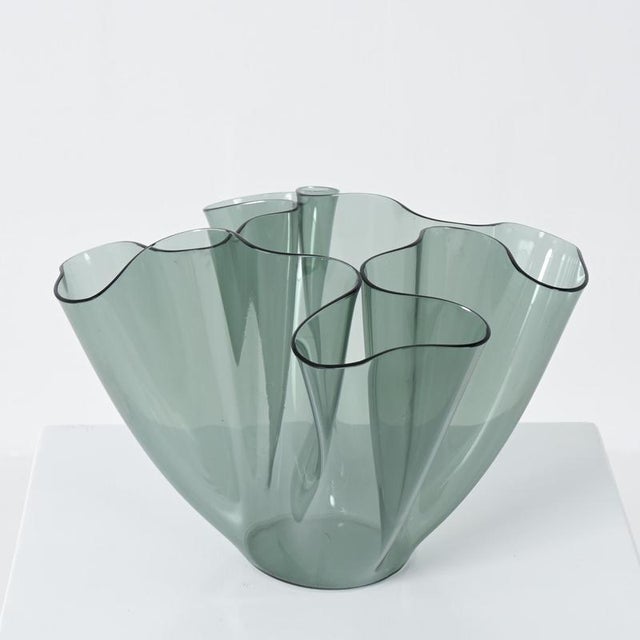 Glass Cartoccio Vase by Pietro Chiesa for Fontana Arte, 1970s For Sale - Image 12 of 18