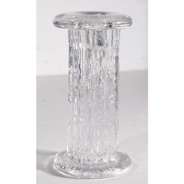 Mid 20th Century Mid Century Kosta Boda Rurik Icicle Candlestick by Ann Goran Warff 1970's For Sale - Image 5 of 7
