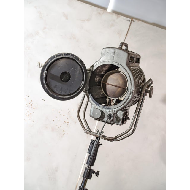 Fresnel Film Spotlight on Rolling Tripod, Munich, 1950s For Sale - Image 16 of 17