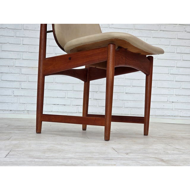 Vintage Danish Chairs in Teak by Arne Vodder, 1960s, Set of 3 For Sale - Image 16 of 18