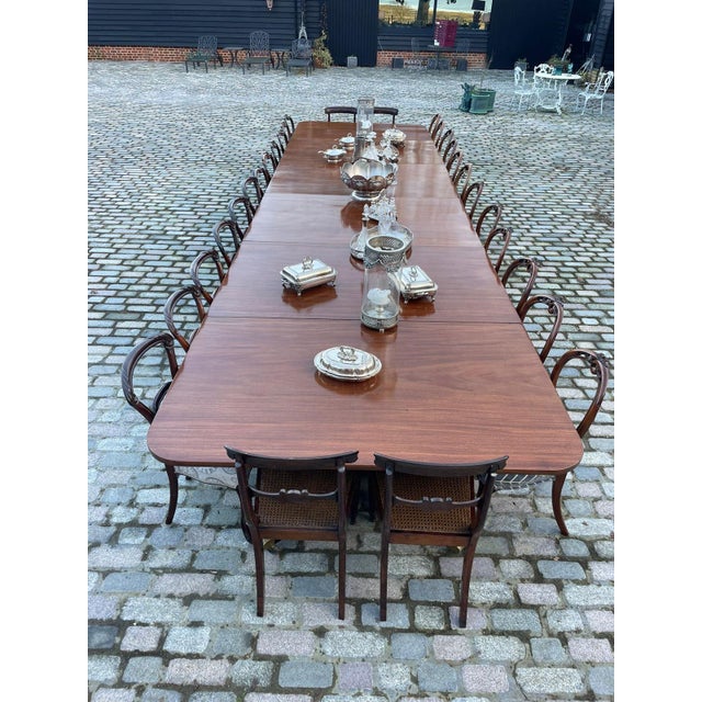 George III 28-Seater Mahogany Dining Table, 1800s For Sale - Image 12 of 18