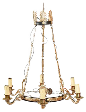 Antique Brass Chandelier