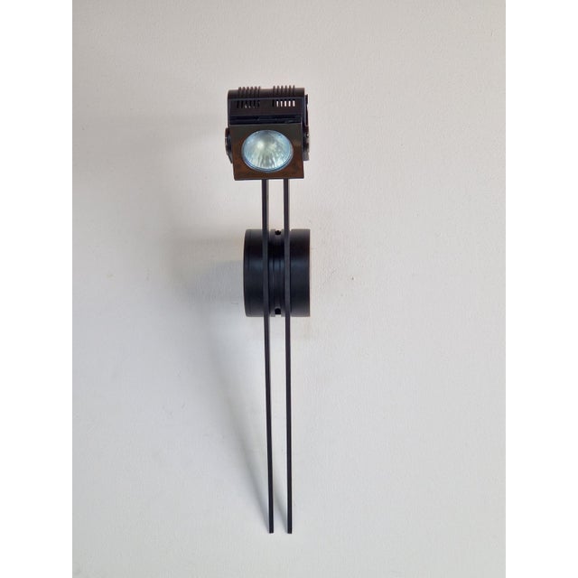 Postmodern Metal Wall Spot Lamp from Debsch Aster, Italy, 1980s For Sale - Image 10 of 14