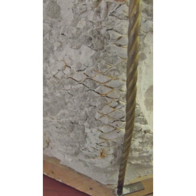Mid 19th Century Mid 19th Century Table Lamp Made from a NYC Building Architectural Support Capitol For Sale - Image 5 of 6