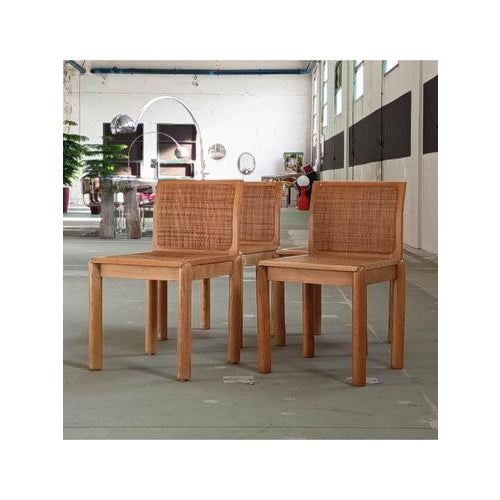 Wicker Chairs, 1970s, Set of 4 For Sale - Image 14 of 14