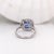 4Ct Tanzanite Ring With Natural Diamonds & Milgrain Detail in Solid 14k Gold, Size 6.75 For Sale In Columbus - Image 6 of 8