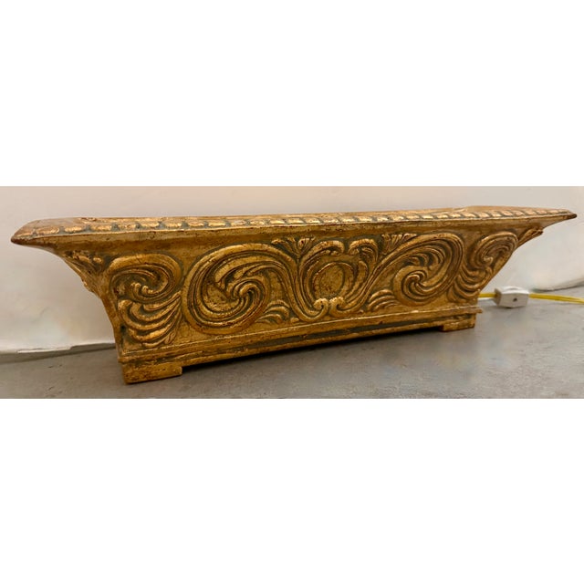 Hollywood Regency Late 20th Century Gilded Wall/Table Lamp by Berman For Sale - Image 3 of 9