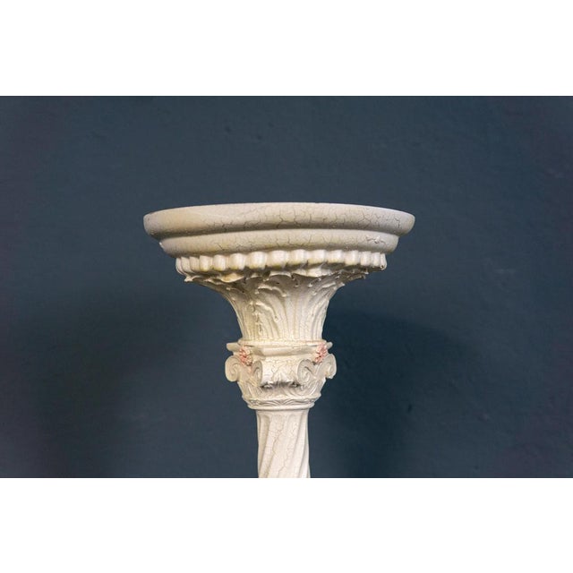 Antique Column Plant Stand For Sale - Image 3 of 10