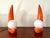 1970s Coral Ceramic Lamps with White Globes by Luigi Ferro, Italy, 1970, Set of 2 For Sale - Image 5 of 11