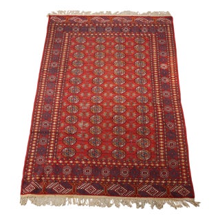 Vintage Bukhara Rug, Pakistan For Sale