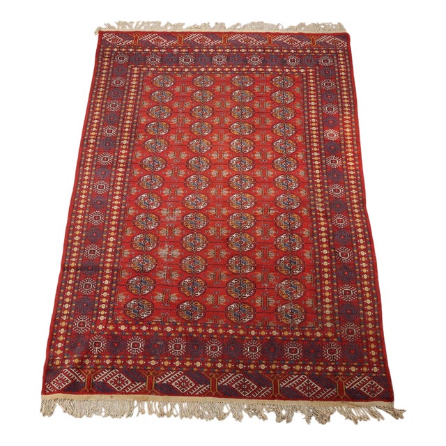 Vintage Bukhara Rug, Pakistan For Sale