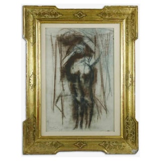 Carlo Mattioli, Nude, Original Drawing, 1958 For Sale
