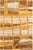 Layered geometric figures rendered in warm earthy colors decorate this abstract vintage Swedish deco rug creating an...