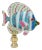Striped Reef Fish Lamp Finial For Sale