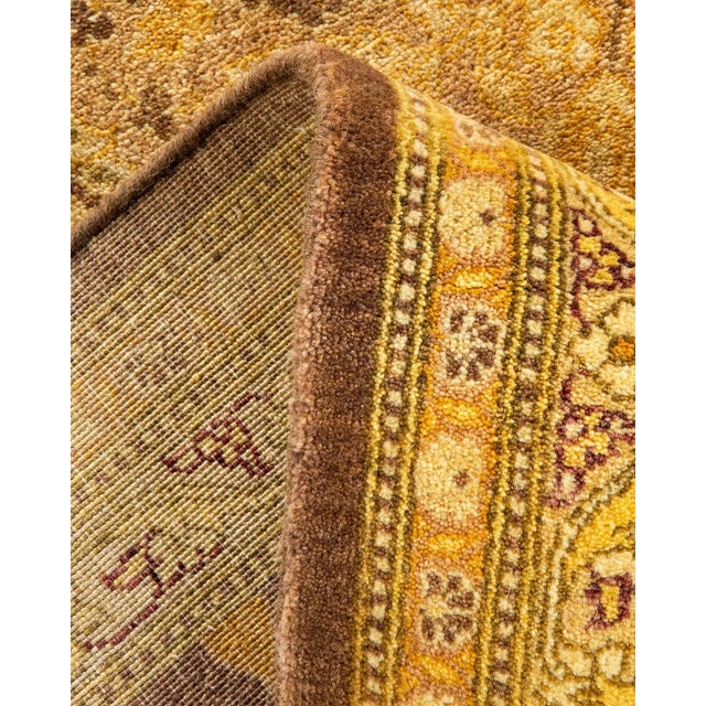Mogul, One-of-a-Kind Hand-Knotted Area Rug - Brown, 6' 1" x 9' 0" For Sale In New York - Image 6 of 8