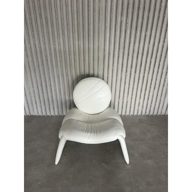 Animal Skin Calypso Chair by Vittorio Introini for Saporiti, 1970s For Sale - Image 7 of 15