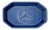 Vintage Mercedes Benz Blue Ceramic Ashtray Catchall Dish For Sale