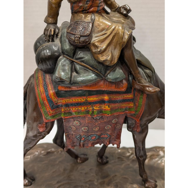 Metal Mid 20th Century Rudulph Chocholka (Austrian 1888-1958) Bronze "La Caravane" For Sale - Image 7 of 17