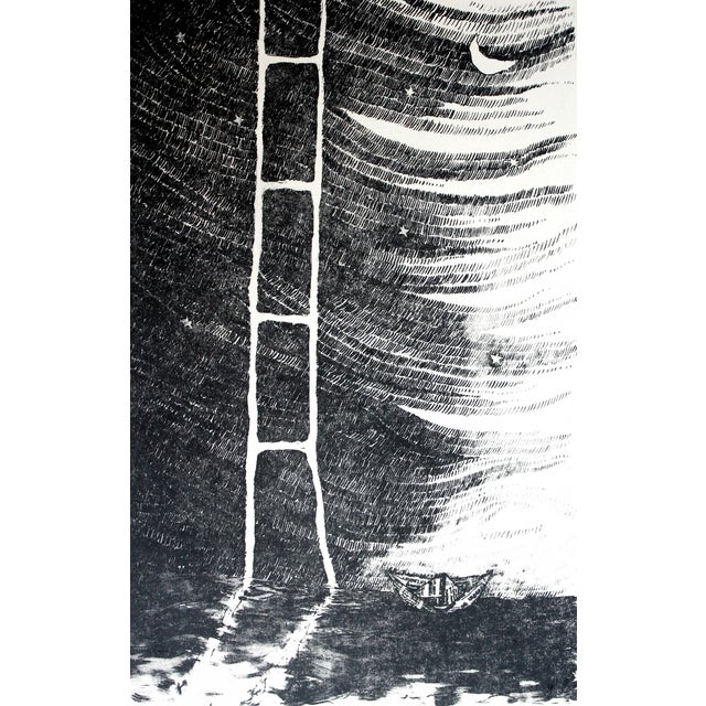 Agnieszka Mazek, Paper World, Etching on Paper, 1999 For Sale