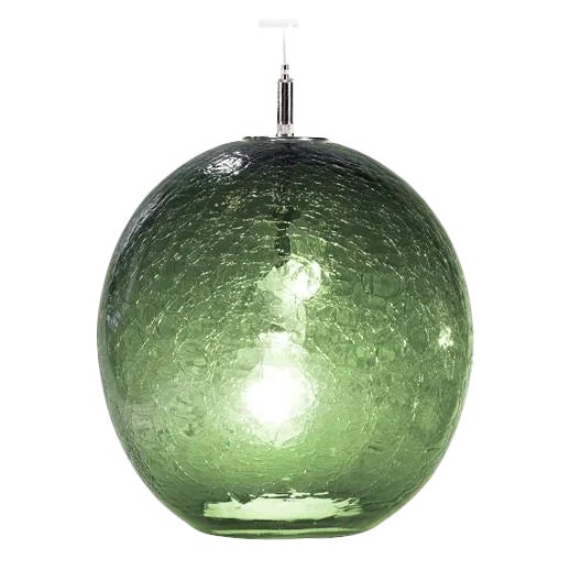 Solaris Pendant Light from the Boa Lantern Collection in Emerald For Sale