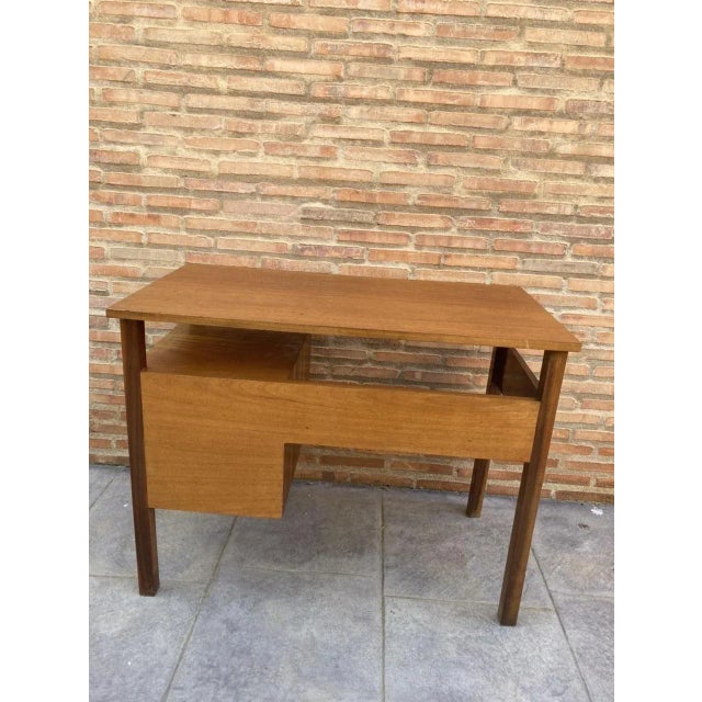 Large Mid-Century Scandinavian Style Desk, 1960s For Sale - Image 10 of 14