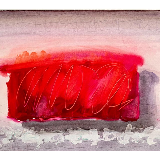 Sangeeta Reddy, Abstract Expressionist Color Field Painting Indian Artist Sangeeta Reddy, 1985 For Sale - Image 4 of 6